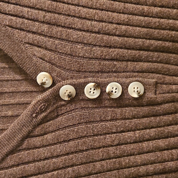 Wool Blend Ribbed Dress - Picture 4 of 7